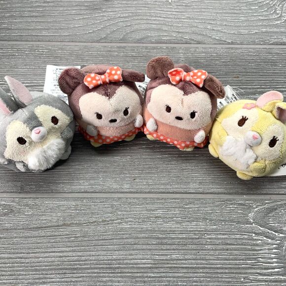Disney Ufufy Lot of FOUR Scented Plush Thumper, Miss Bunny, and MinnieMouse x2 - Picture 2 of 6